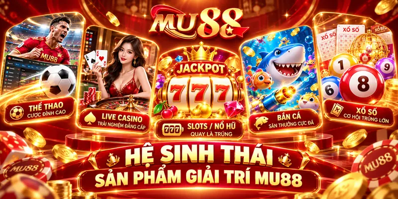 Hệ sinh thái sản phẩm giải trí MU88 Hệ sinh thái sản phẩm giải trí MU88